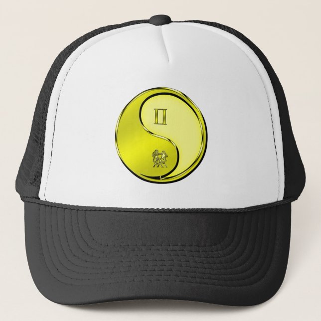 Gemini the Twins Trucker Hat (Front)