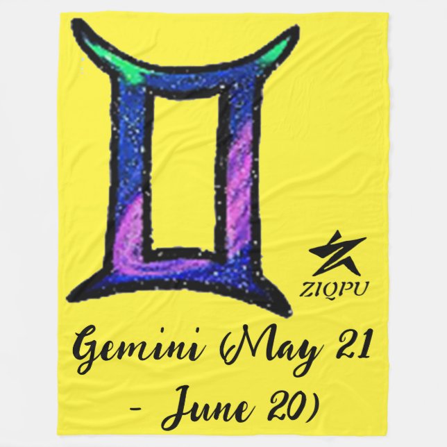 Gemini Throw Blanket (Front)