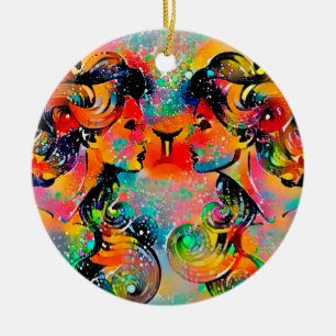 Gemini Tijuana Ceramic Tree Decoration