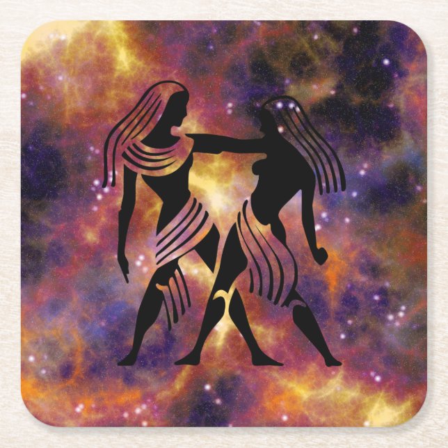 gemini twins coasters (Front)