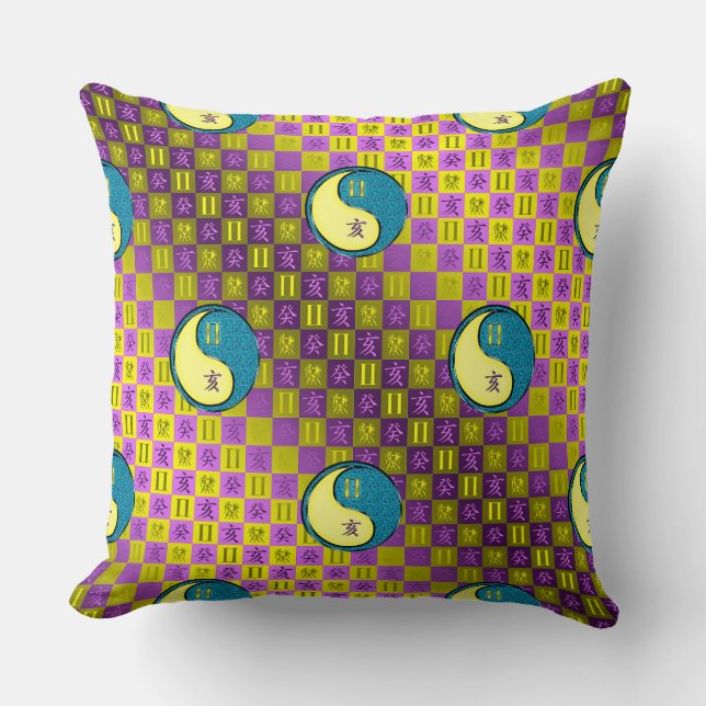 Gemini & Water Boar Cushion (Front)