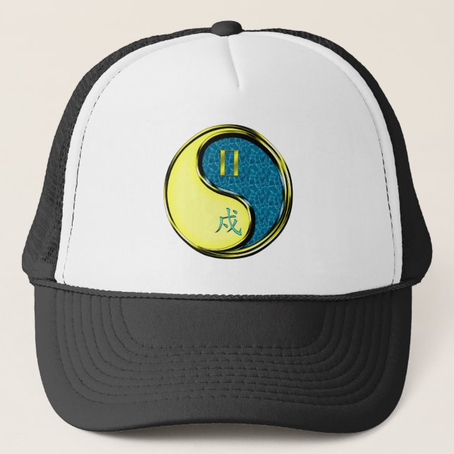 Gemini & Water Dog Trucker Hat (Front)