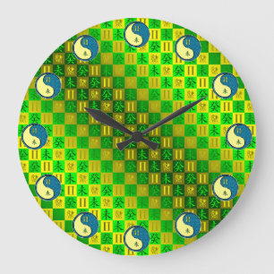 Gemini & Water Goat Large Clock