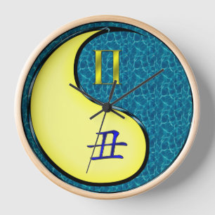 Gemini & Water Ox Clock