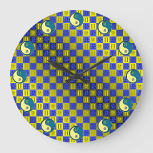 Gemini & Water Ox Large Clock