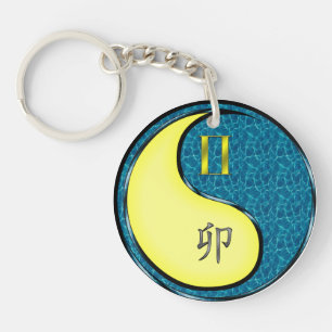Gemini & Water Rabbit Key Ring
