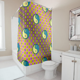 Gemini & Water Rooster Shower Curtain