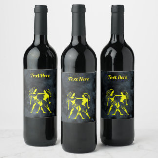 Gemini Wine Label