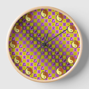Gemini & Wood Boar Clock