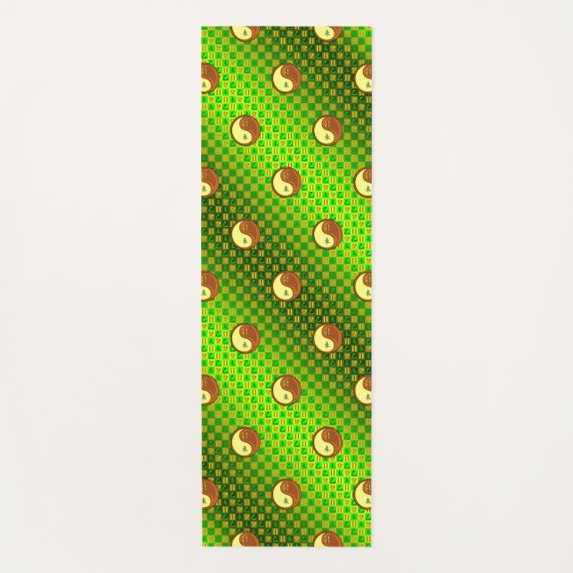 Gemini & Wood Goat Yoga Mat (Front)