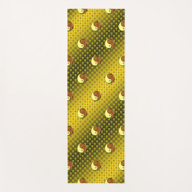 Gemini & Wood Horse Yoga Mat (Front)