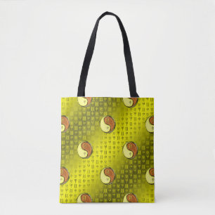 Gemini & Wood Monkey Tote Bag
