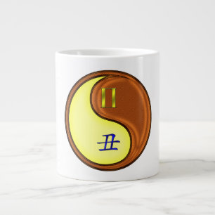 Gemini & Wood Ox Large Coffee Mug