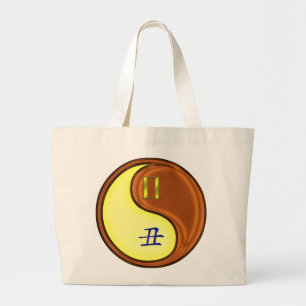 Gemini & Wood Ox Large Tote Bag