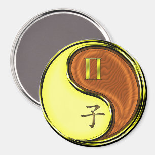 Gemini & Wood Rat Magnet