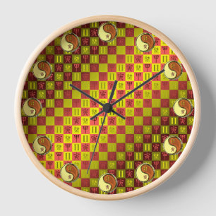 Gemini & Wood Tiger Clock