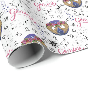 Gemini Wrapping Paper