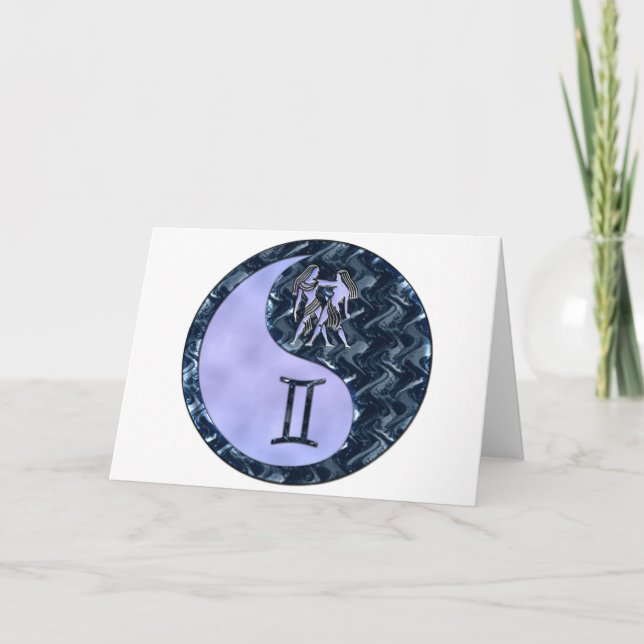 Gemini Yin Yang Card (Front)