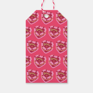 Gemini Zodiac Coquette Heart Birthday Cake Gift Tags