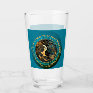 Gemini Zodiac Customisable Beer Glass