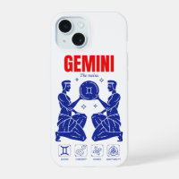 Gemini Zodiac Duality Astrology Line Art