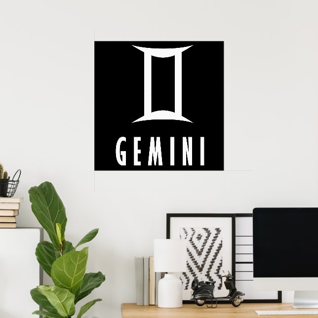 Gemini zodiac sign (Home Office)