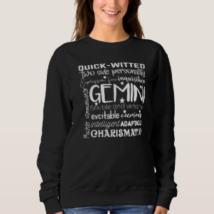 Gemini Zodiac Sign Graphic For Women Summer Tops