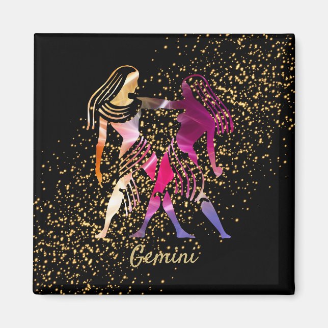 Gemini - Zodiac Sign Magnet (Front)