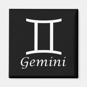 ‘Gemini’ Zodiac Sign Magnet