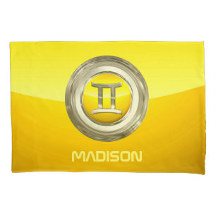 Gemini Zodiac Sign Pillowcase