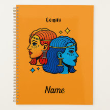 Gemini Zodiac Sign Pop Art - Retro Celestial Twins