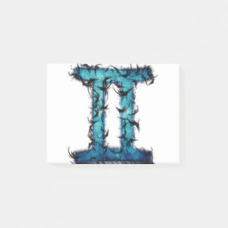 Gemini Zodiac Sign Post-it Notes