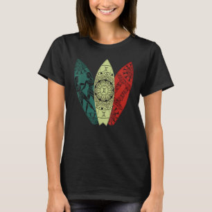Gemini Zodiac Sign Surfboard Surfing Horoscope T-Shirt