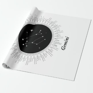 Gemini Zodiac Signs Canvas | Great Gifts for decor Wrapping Paper