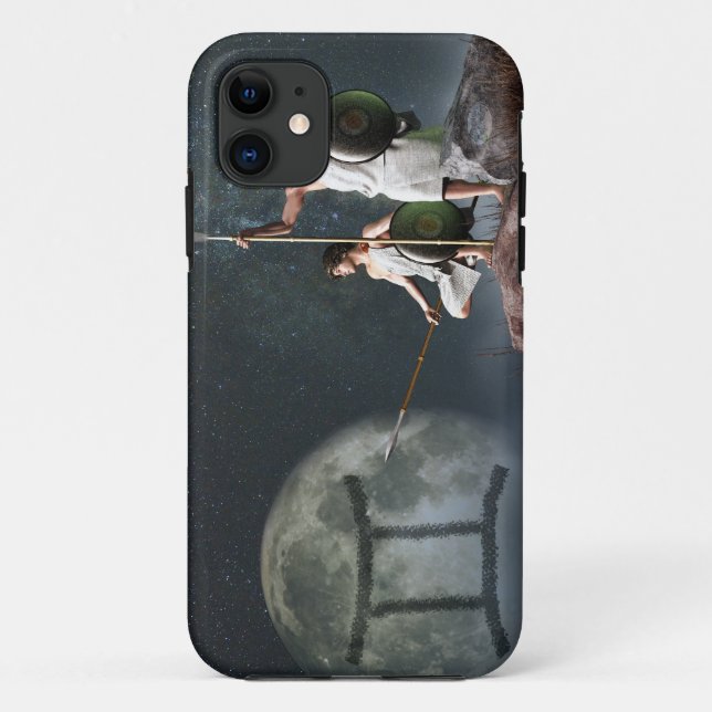 Gemini Zodiac Symbol Case-Mate iPhone Case (Back)