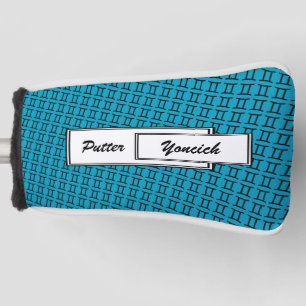 Gemini Zodiac Symbol Standard by Kenneth Yoncich Golf Head Cover