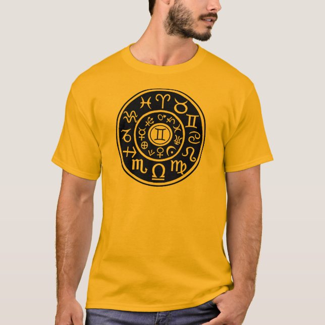 Gemini Zodiac T-Shirt (Front)