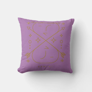 Gemini Zodiac Throw Pillow