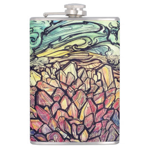 Gemmy Sunset - Flask