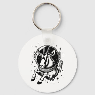 Gemsbok Dad Mum Space - Astronaut Gemsbok  Key Ring