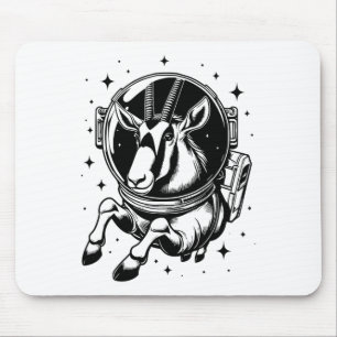 Gemsbok Dad Mum Space - Astronaut Gemsbok Mouse Pad
