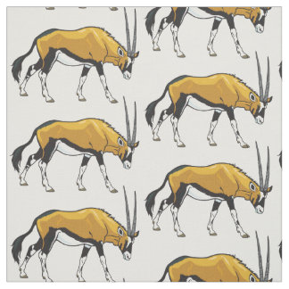 Gemsbok, gemsbuck or South African oryx Fabric