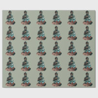 Gemstone Buddha Wrapping Paper