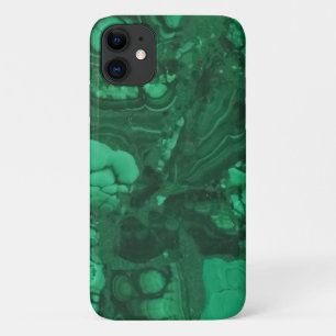 Gemstone Elegant Bright Green Marbled Swirls Case-Mate iPhone Case