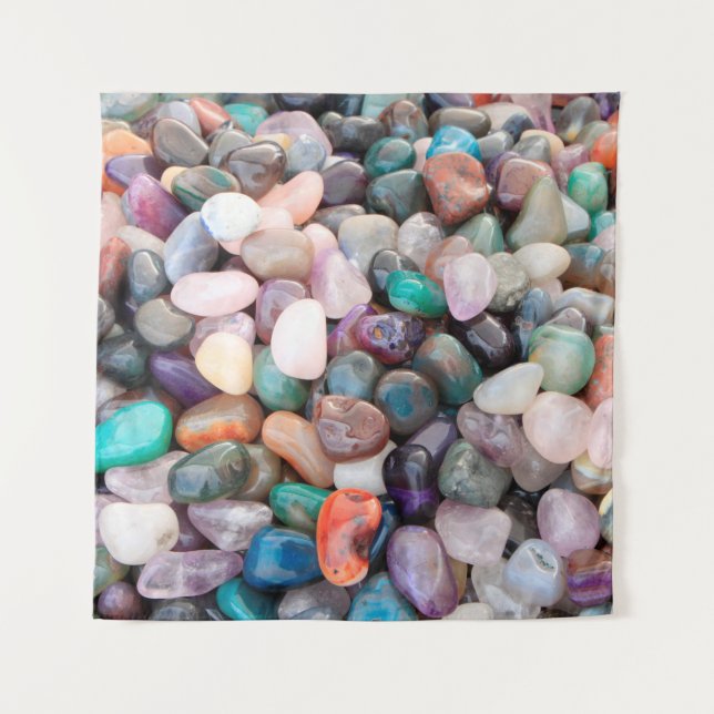 Gemstone geology mineral expensive tapestry (Front)