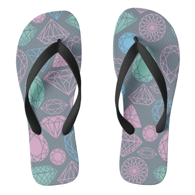 Gemstone Icon Pattern Jandals (Footbed)