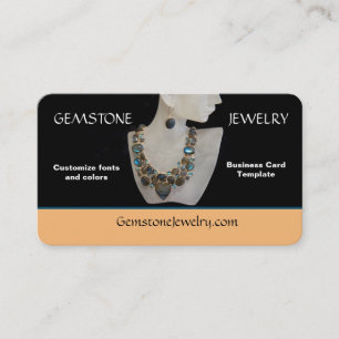 Gemstone Jewellery Shop Business Card