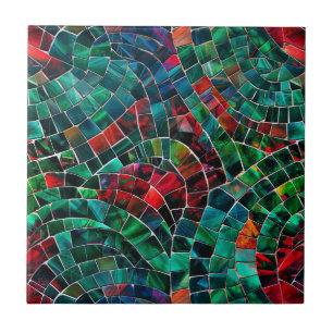 Gemstone Mosaic Ceramic Tile