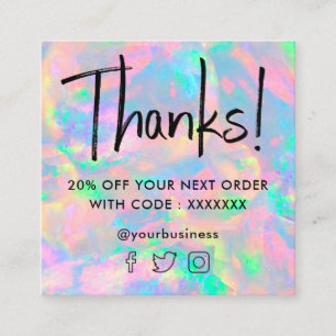 gemstone pastel opal texture discount card