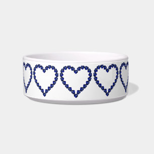 Gemstone Sapphire Blue Heart Bowl